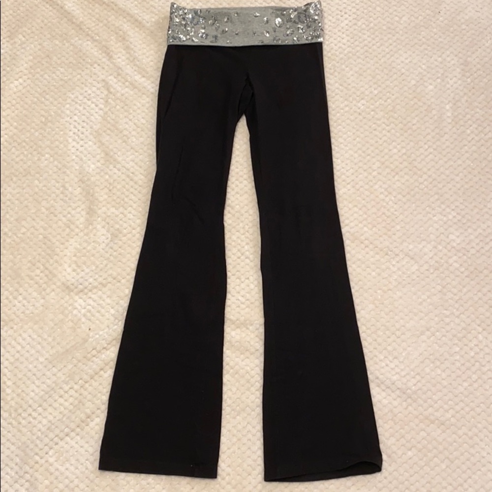 Black PINK Victoria’s Secret Flare Leggings